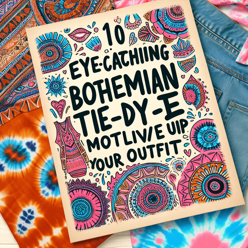 10 Motif Tie-Dye Bohemian yang Akan Membuat Outfitmu Terlihat Lebih Hidup